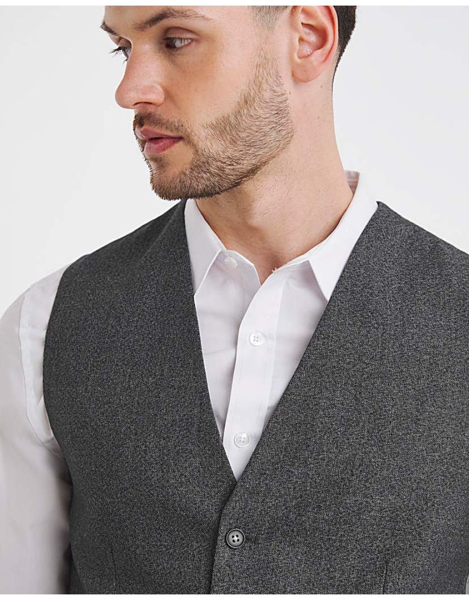 Regular Fit Stretch Waistcoat - 7