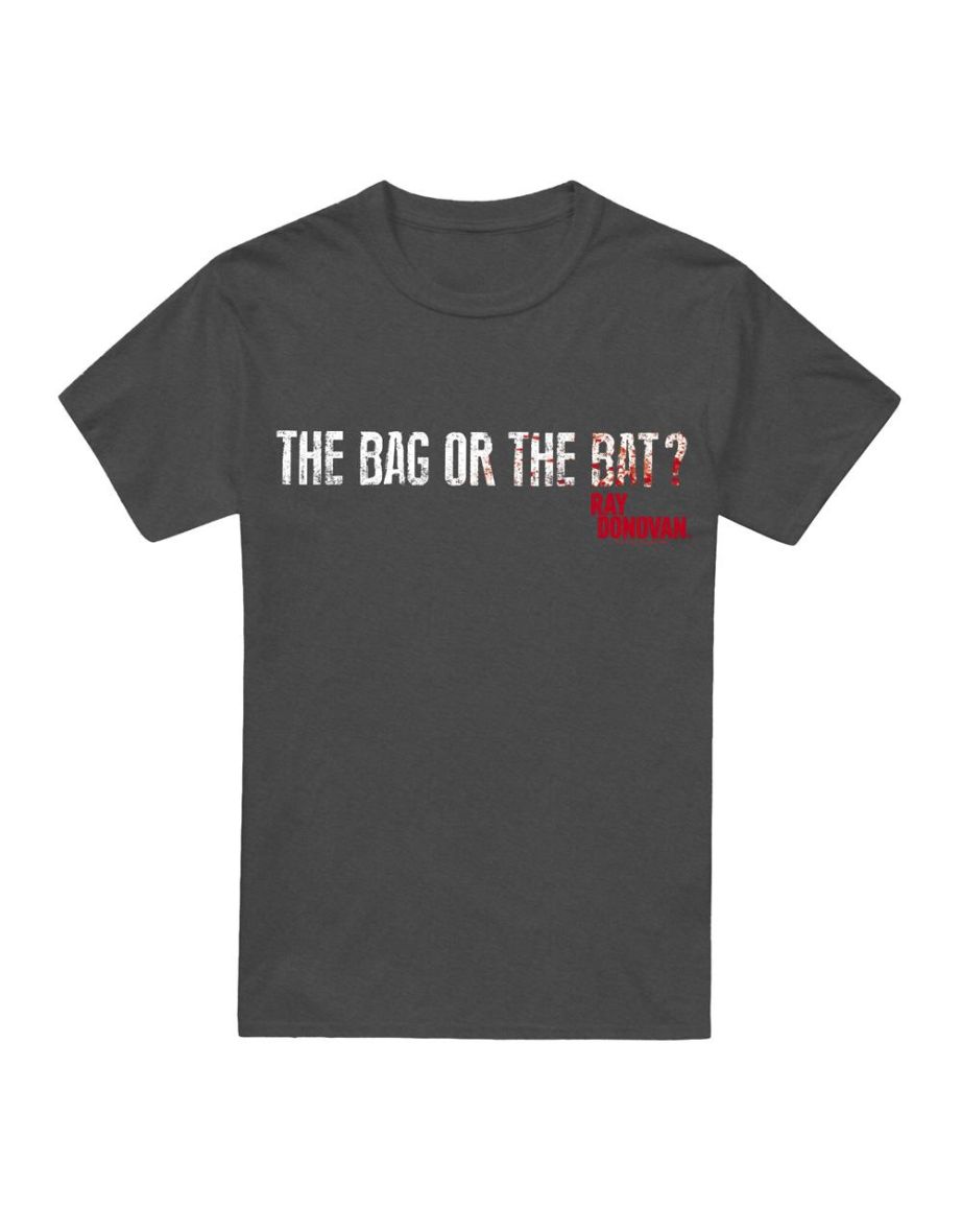 Ray Donovan Unisex Adult Bag Or Bat T-Shirt - Charcoal
