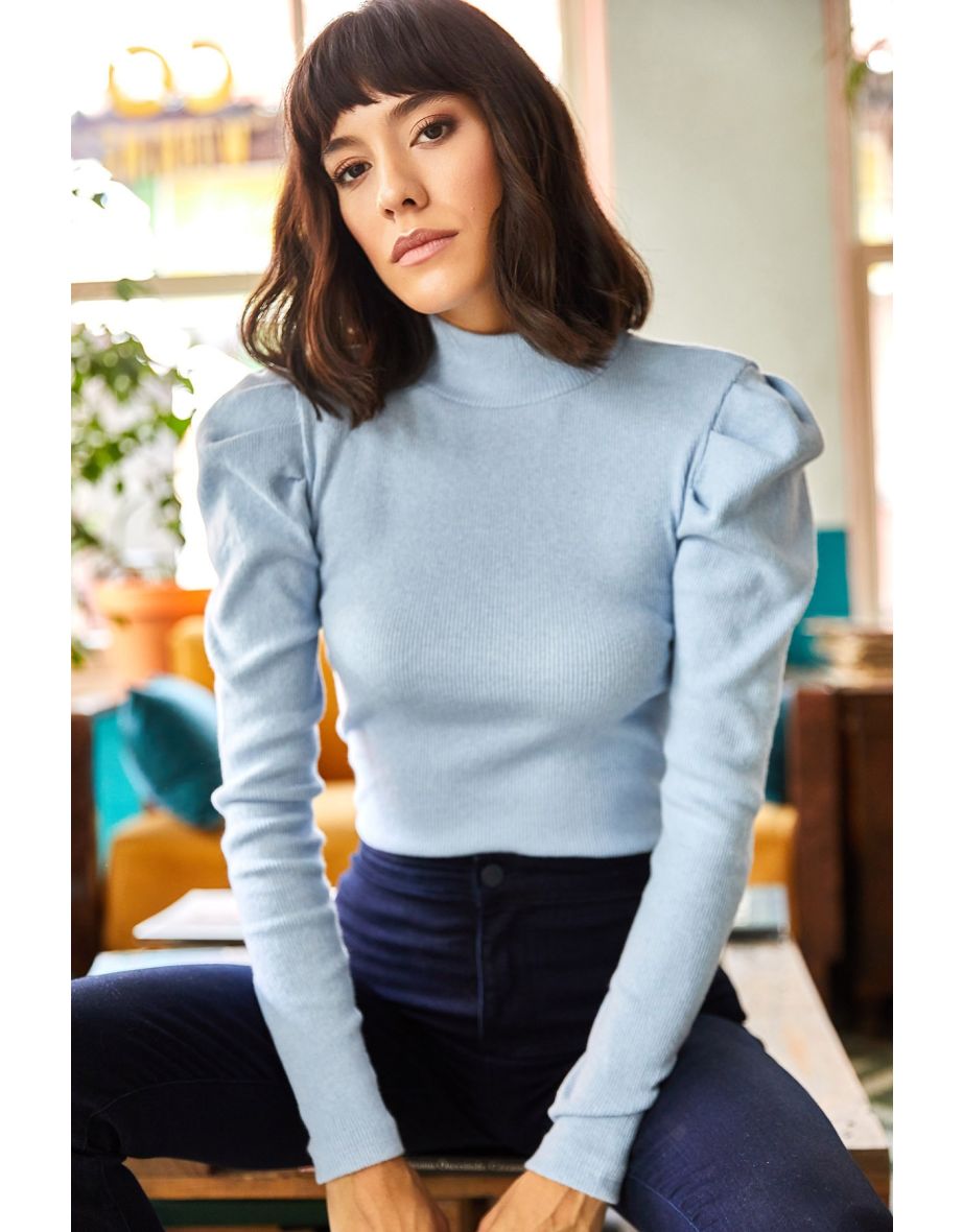 Blouse - Blue - Regular fit