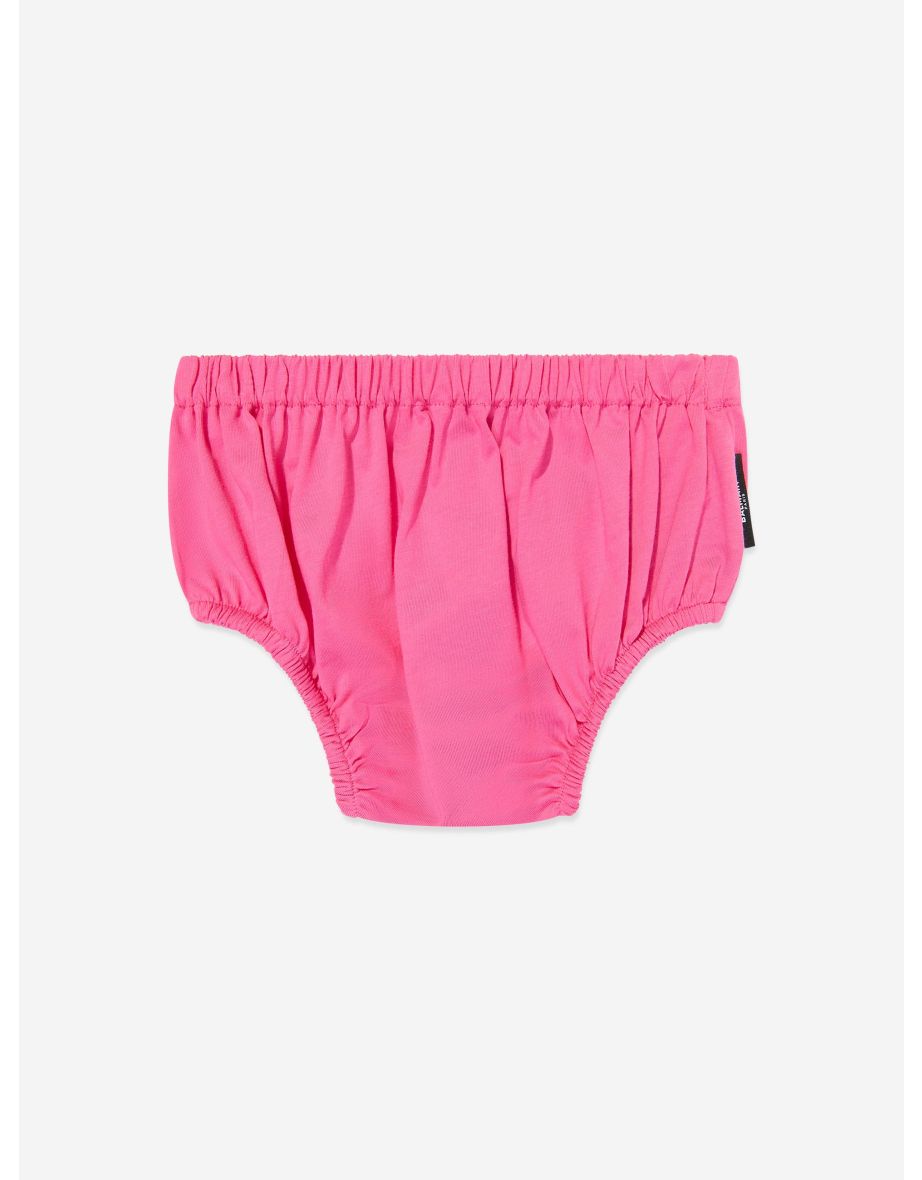 Balmain Baby Girls Jersey Dress with Knickers in Pink - 3