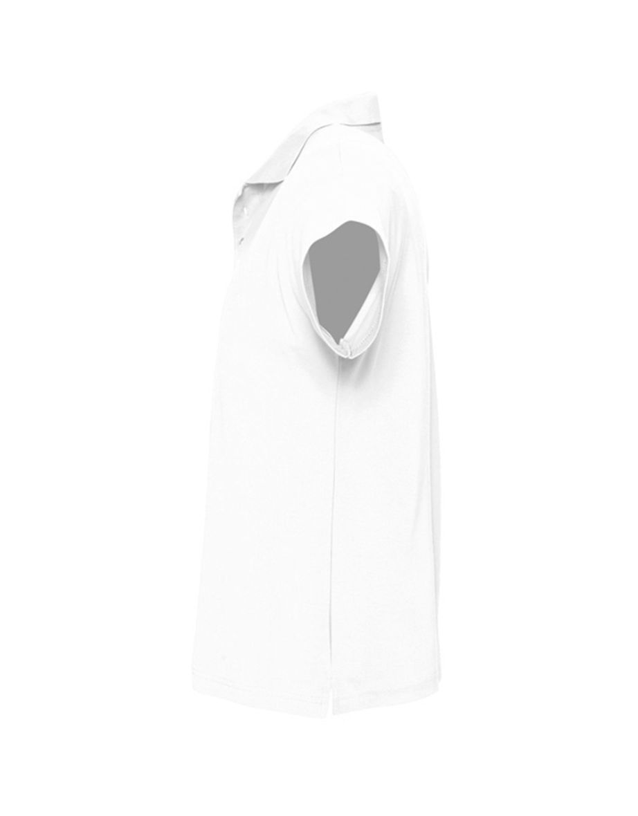 SOLS Mens Summer II Pique Short Sleeve Polo Shirt - White - 2