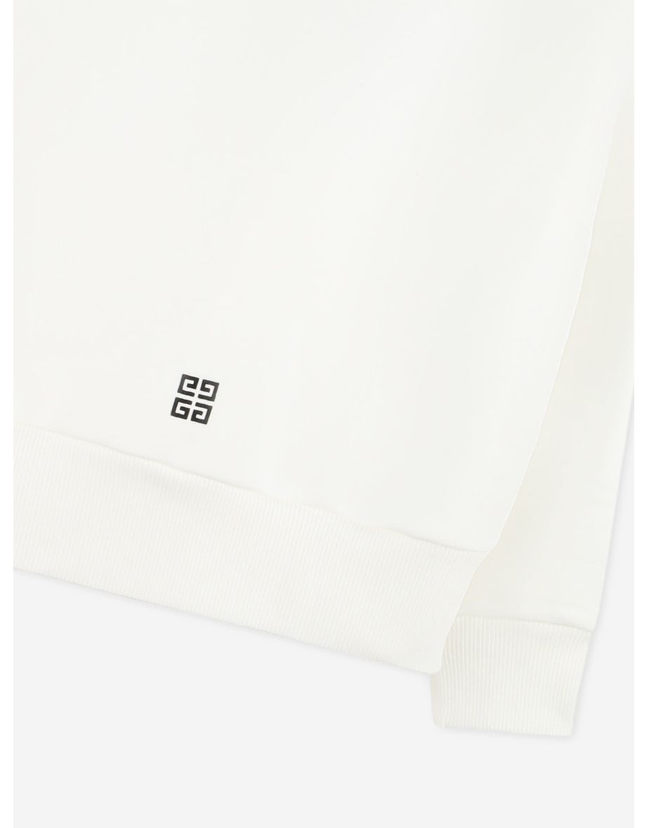 Givenchy Girls Logo Print Sweatshirt in Ivory - 3