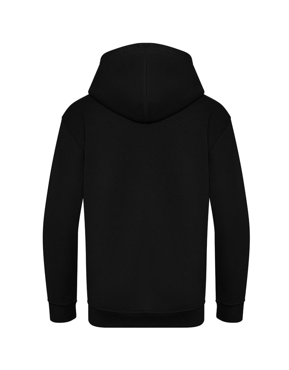 Awdis Childrens/Kids Organic Hoodie - Deep Black - 1