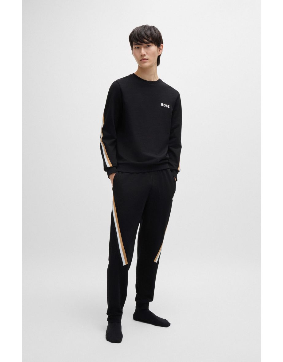 Men's Boss Iconic Lounge Set in Black