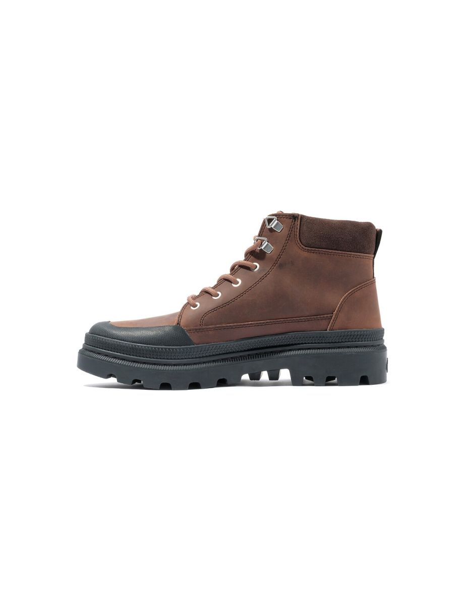 Pallatrooper Cuff WP+ Ankle Boots in Leather - 4