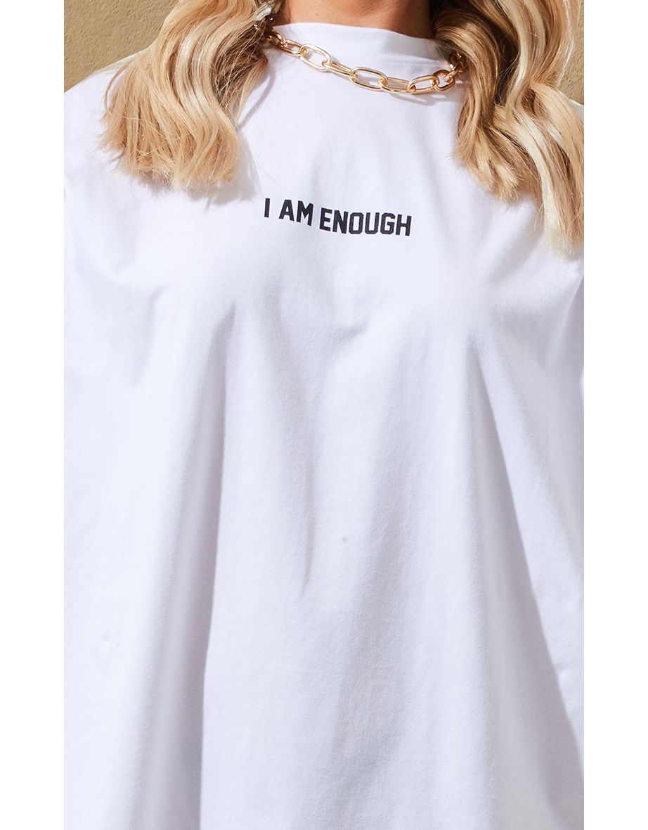 oversized slogan t shirt dress