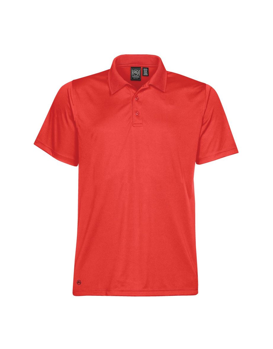 Stormtech Mens Eclipse H2X Dri Piqu Polo - Red