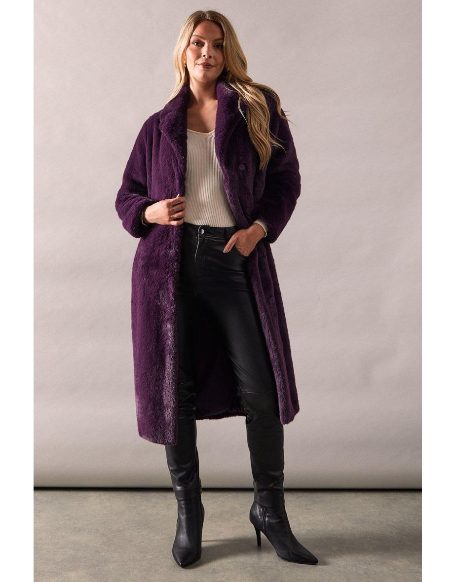 Midi Faux Fur Coat