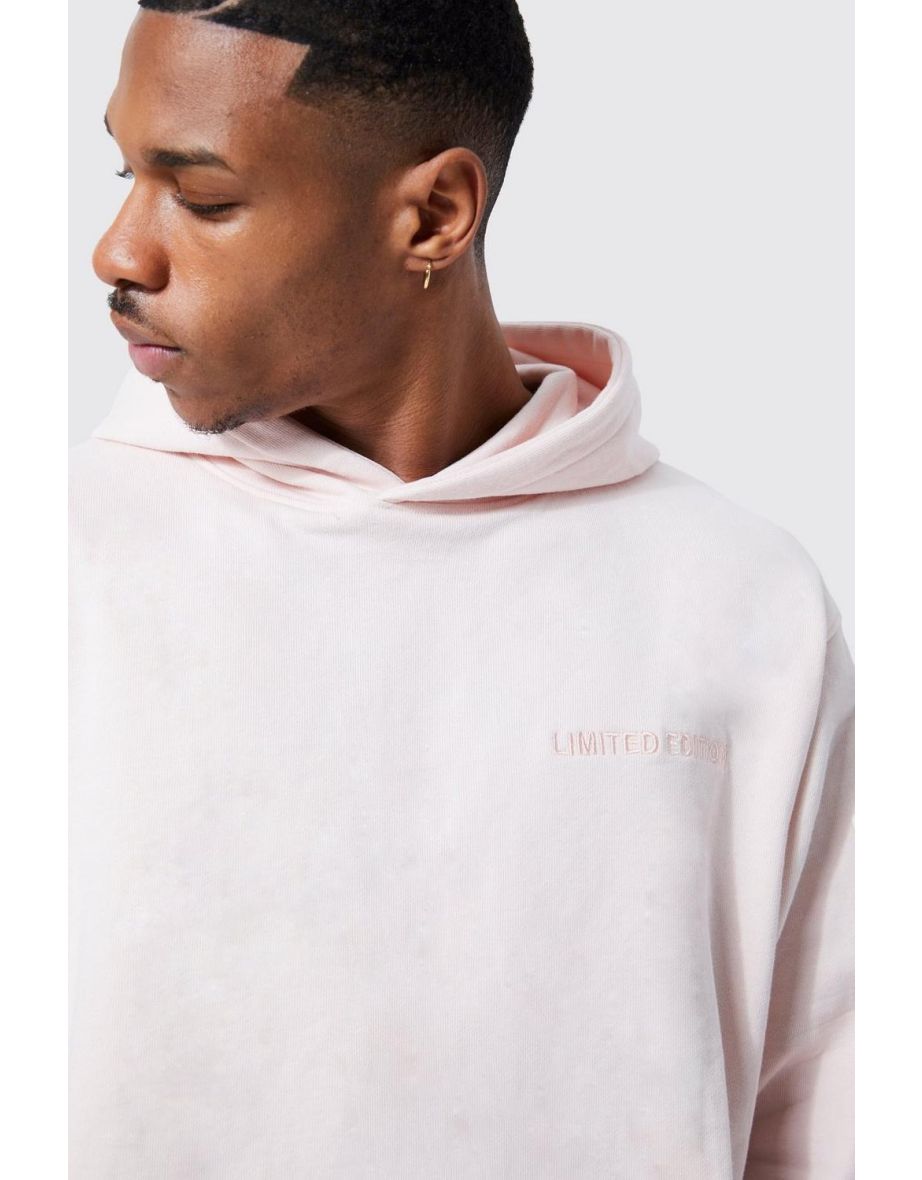 Oversized Limited Heavyweight Hoodie - dusty pink - 2