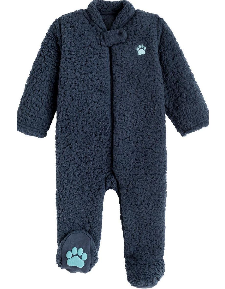 Fluffy Fleece Pramsuit