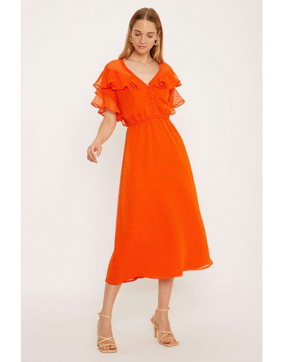 Oasis chiffon 2024 midi dress