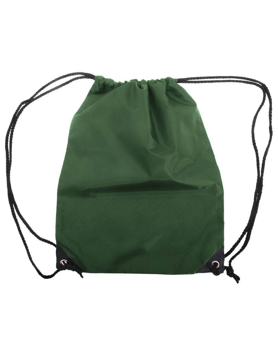 Shugon Stafford Plain Drawstring Tote Bag - 13 Litres (Pack of 2) - Green