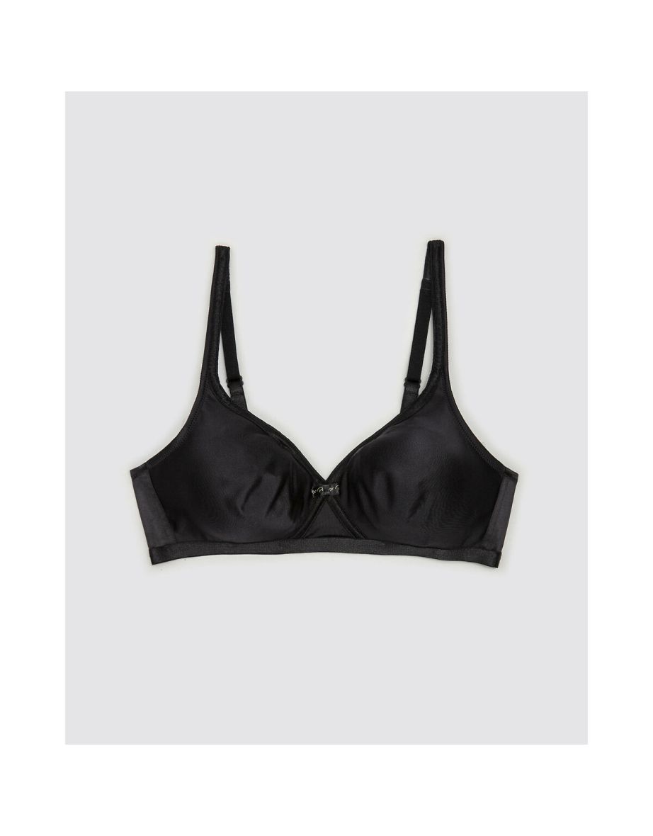 Cross Your Heart Satin Bra without Underwiring - 2