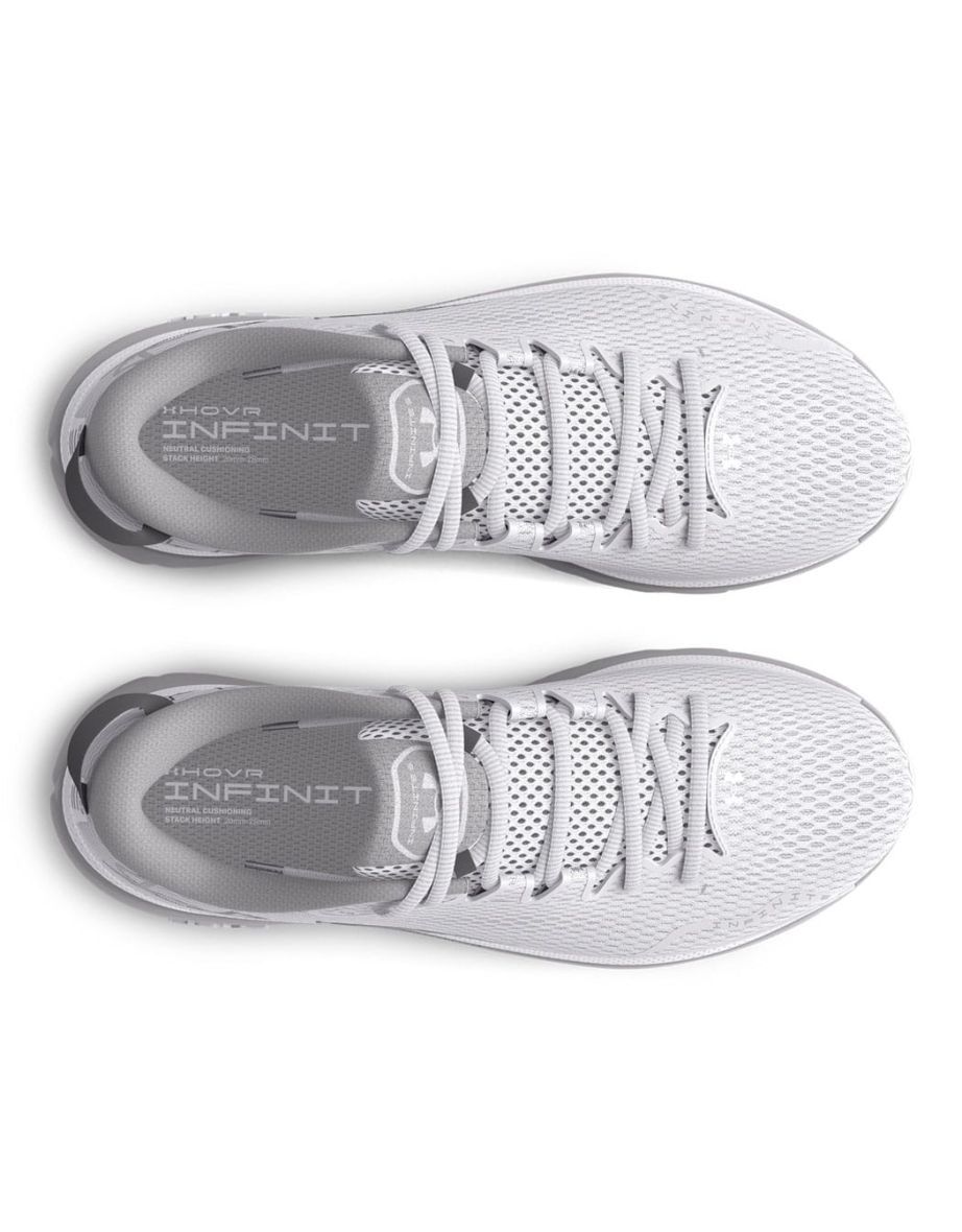 Women's Under Armour Hovr Infinite 5 Running Shoes in White - 4