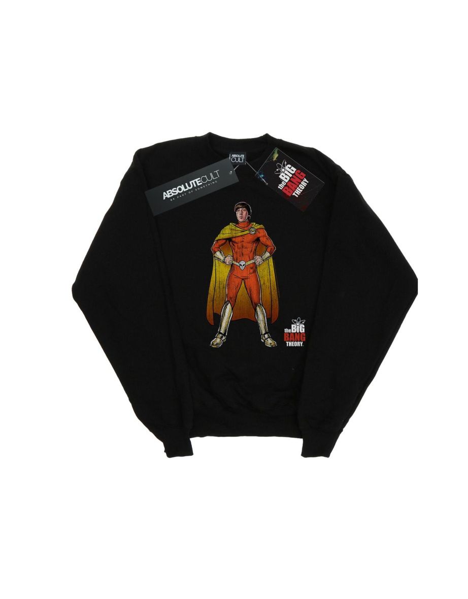 The Big Bang Theory Boys Howard Superhero Sweatshirt - Black