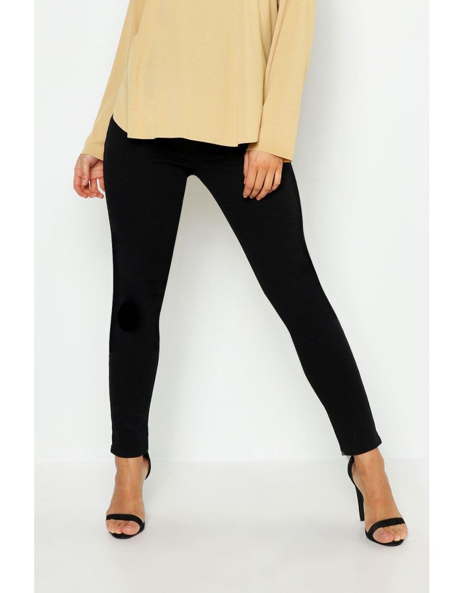 Maternity Over Bump Skinny Stretch Jeans - black - 3