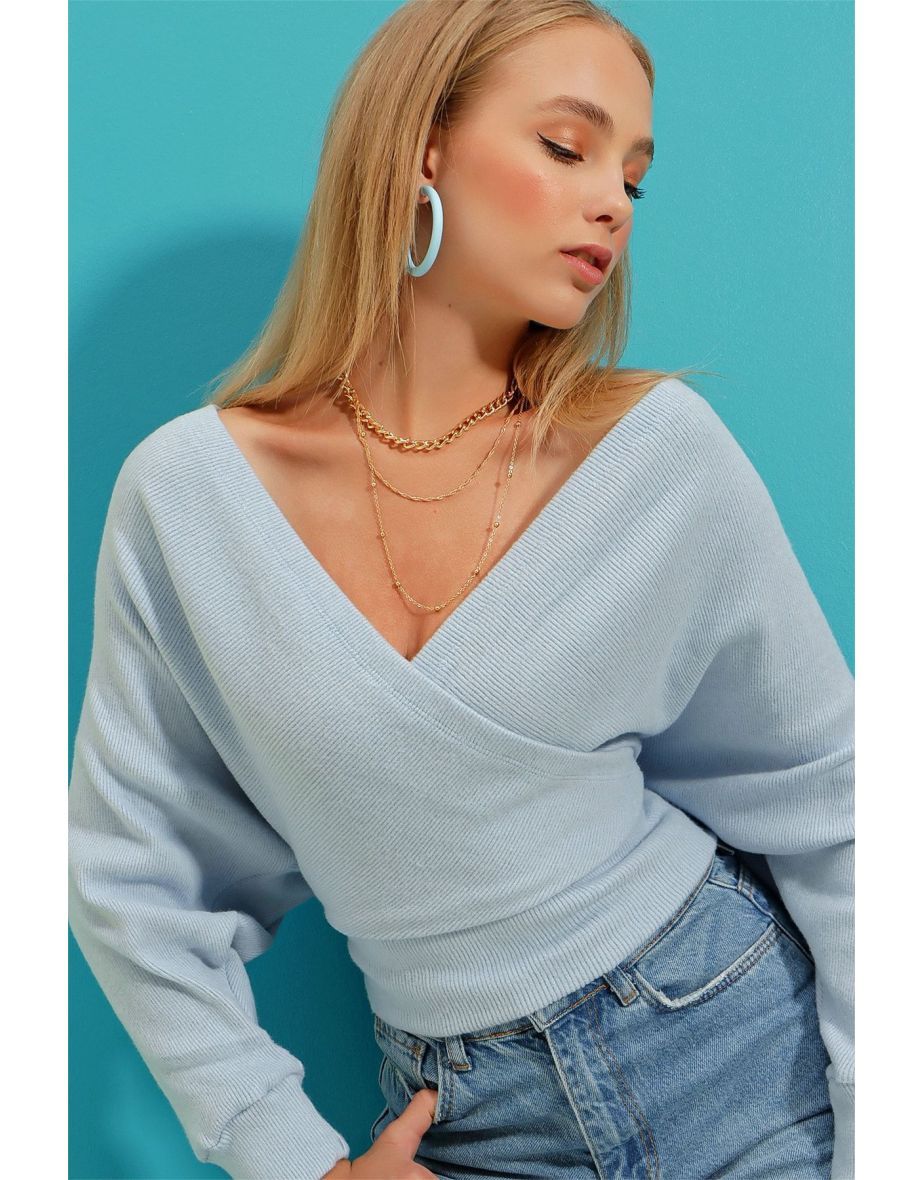 Blouse - Blue - Regular fit
