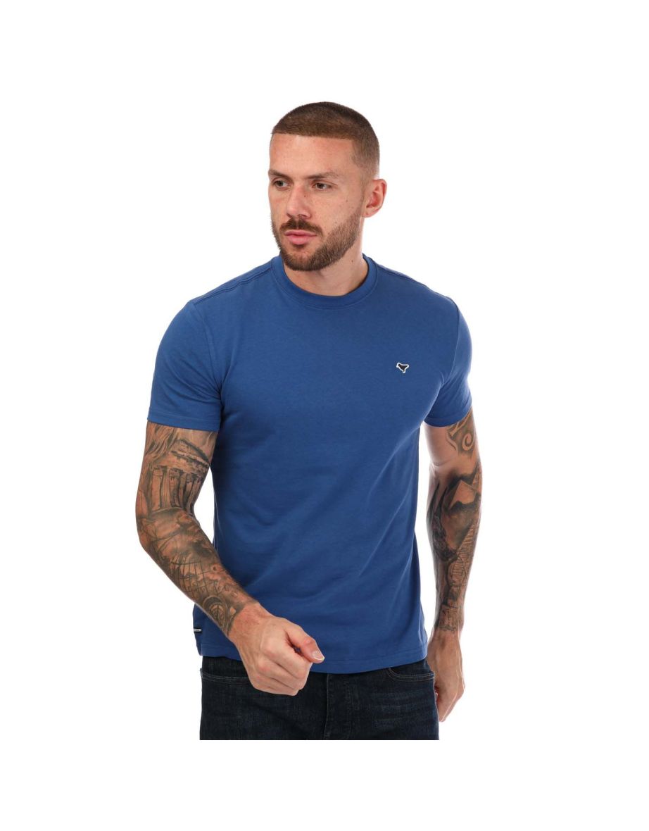 Men's Weekend Offender Ratpack Crew T-Shirt in Blue