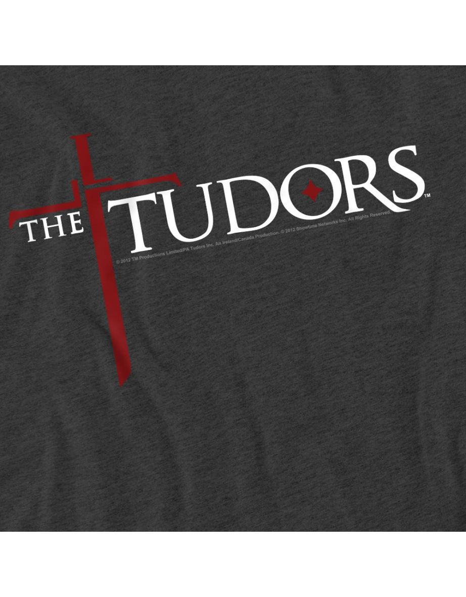 The Tudors Unisex Adult Logo T-Shirt - Charcoal - 3
