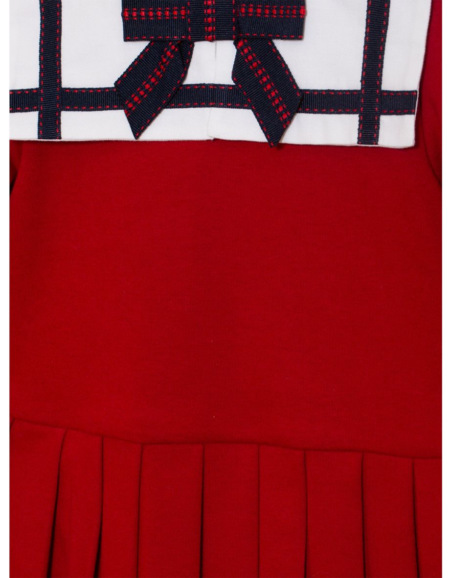 Baby Girls Sailor Dress in Red - 3