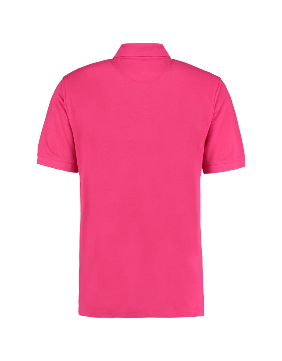 Kustom Kit Mens Klassic Superwash Short Sleeve Polo Shirt - Raspberry - 1