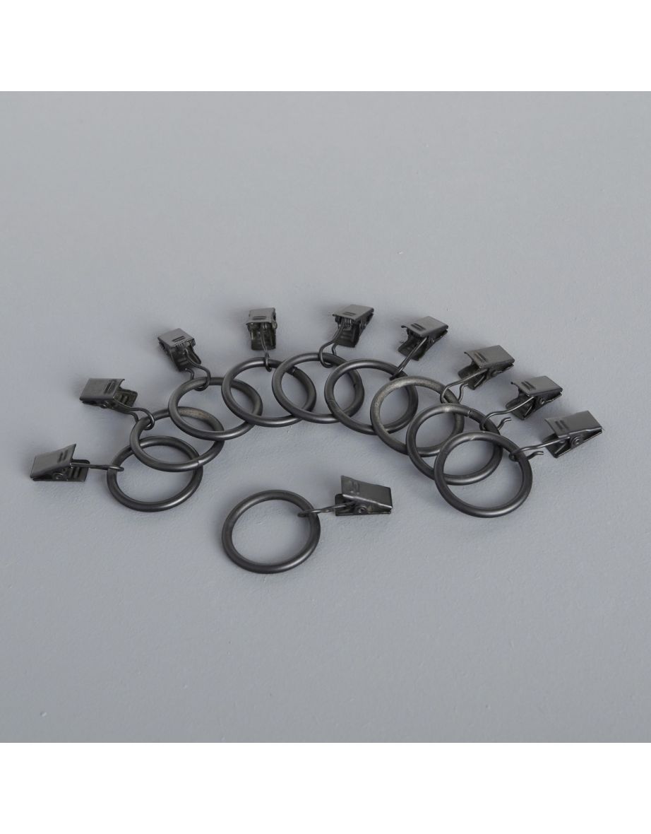 Onega Set of 10 Ring Clips for Ready to Hang Panels, Diameter 2.5cm - 2