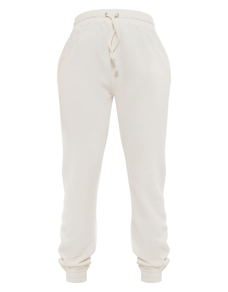 Tall Marshmallow White Basic Drawstring Joggers - 4