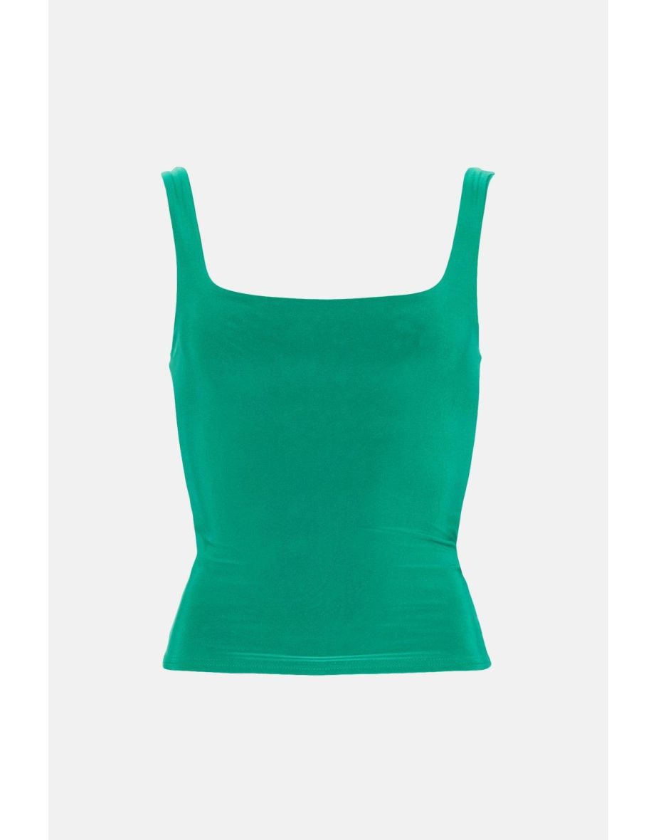 Premium Slinky Double Layer Square Neck Vest - 3