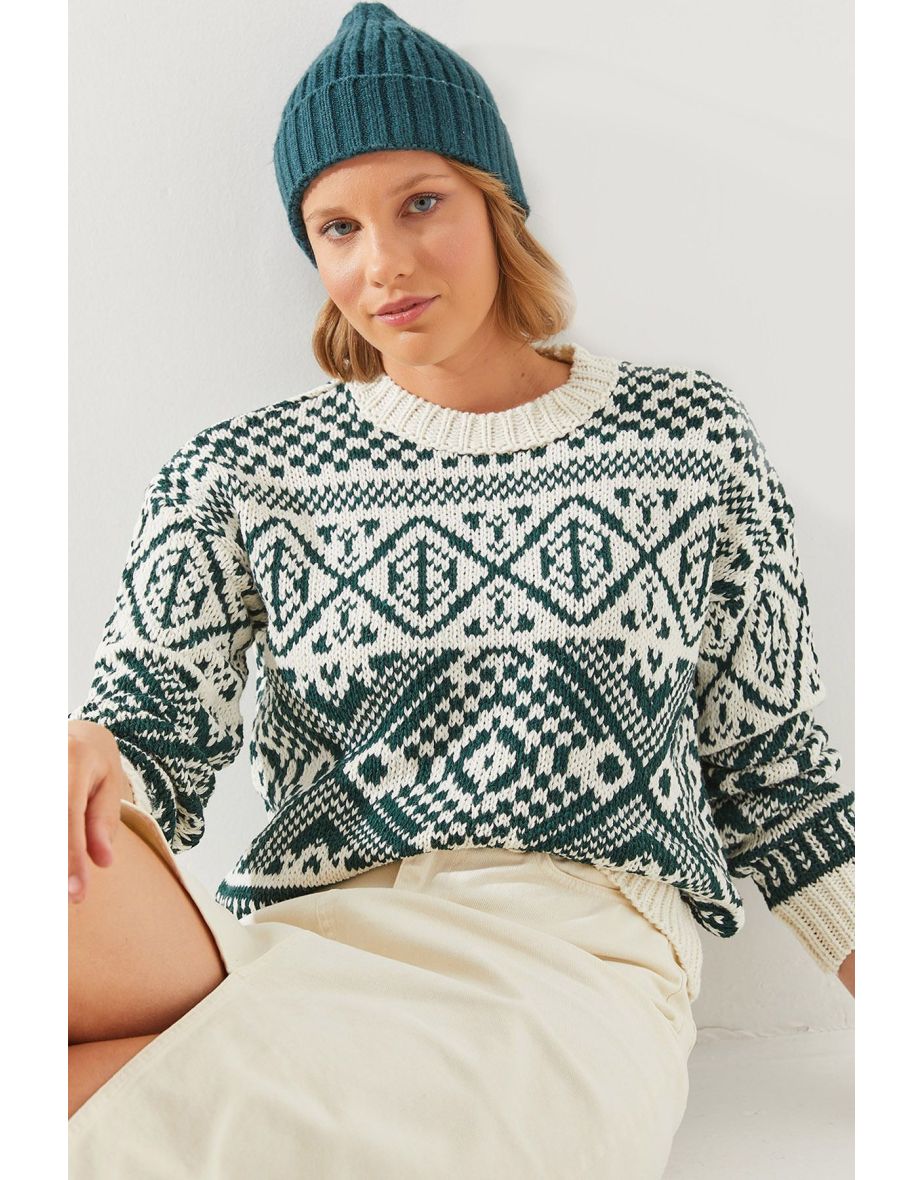 Women's Jacquard Sweater