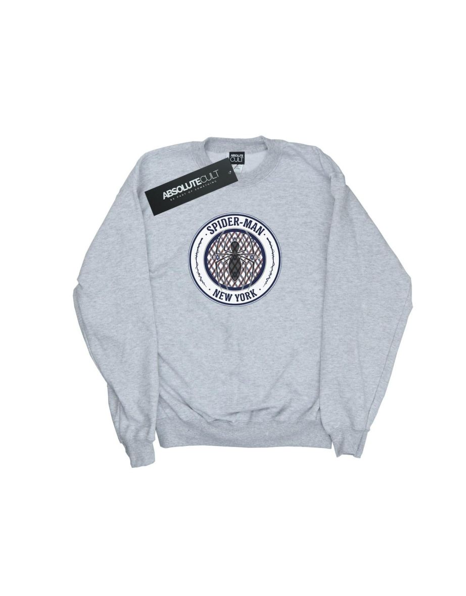 Marvel Boys Spider-Man New York 62 Sweatshirt - Sports Grey - 1