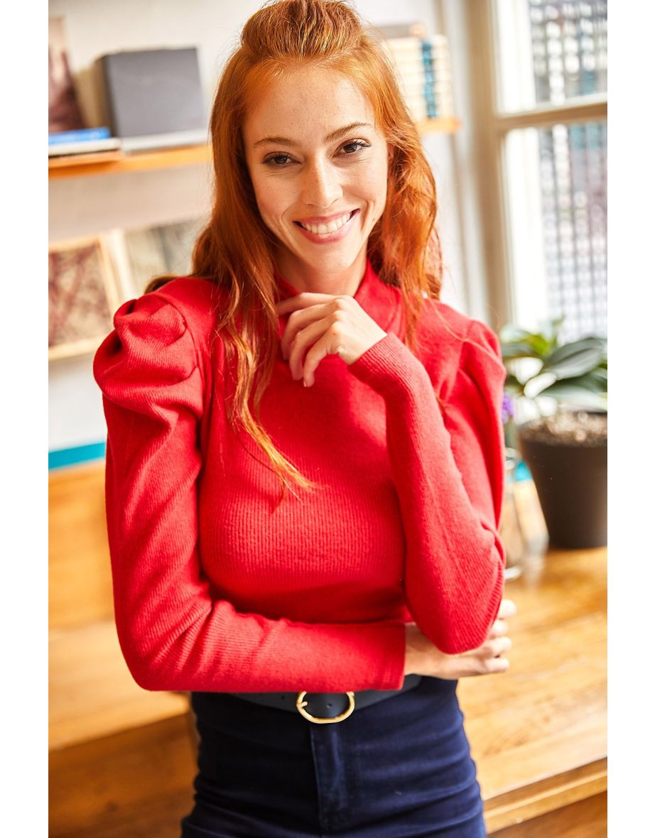 Blouse - Red - Regular fit