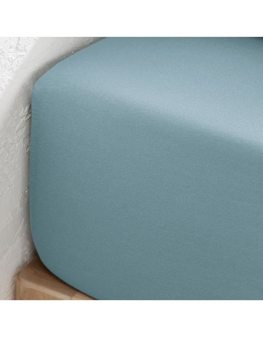 Scenario 100% Cotton Jersey Fitted Sheet - 2