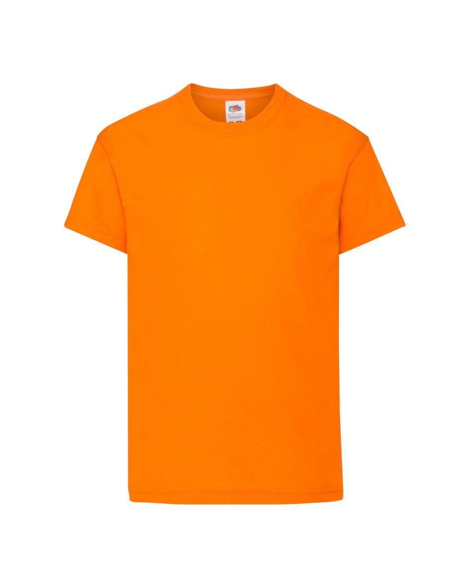 Fruit of the Loom Childrens/Kids Original T-Shirt - Orange