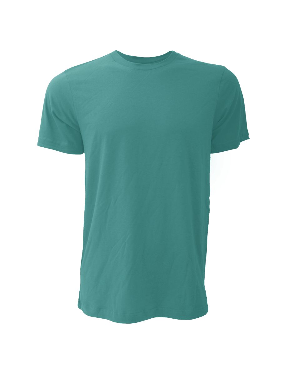 Canvas Unisex Jersey Crew Neck T-Shirt / Mens Short Sleeve T-Shirt - Deep Teal