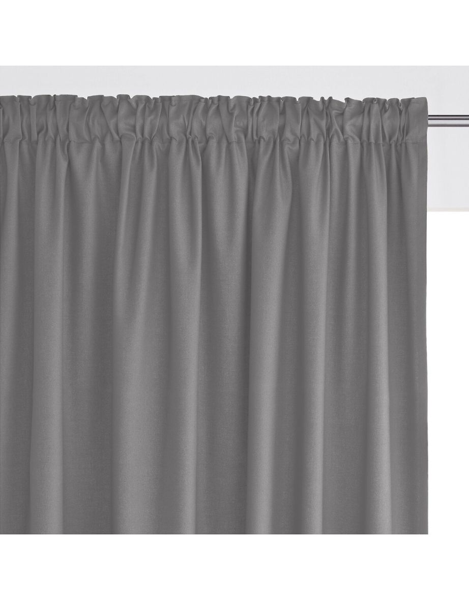 Scenario Cotton Curtain with Gathered Header