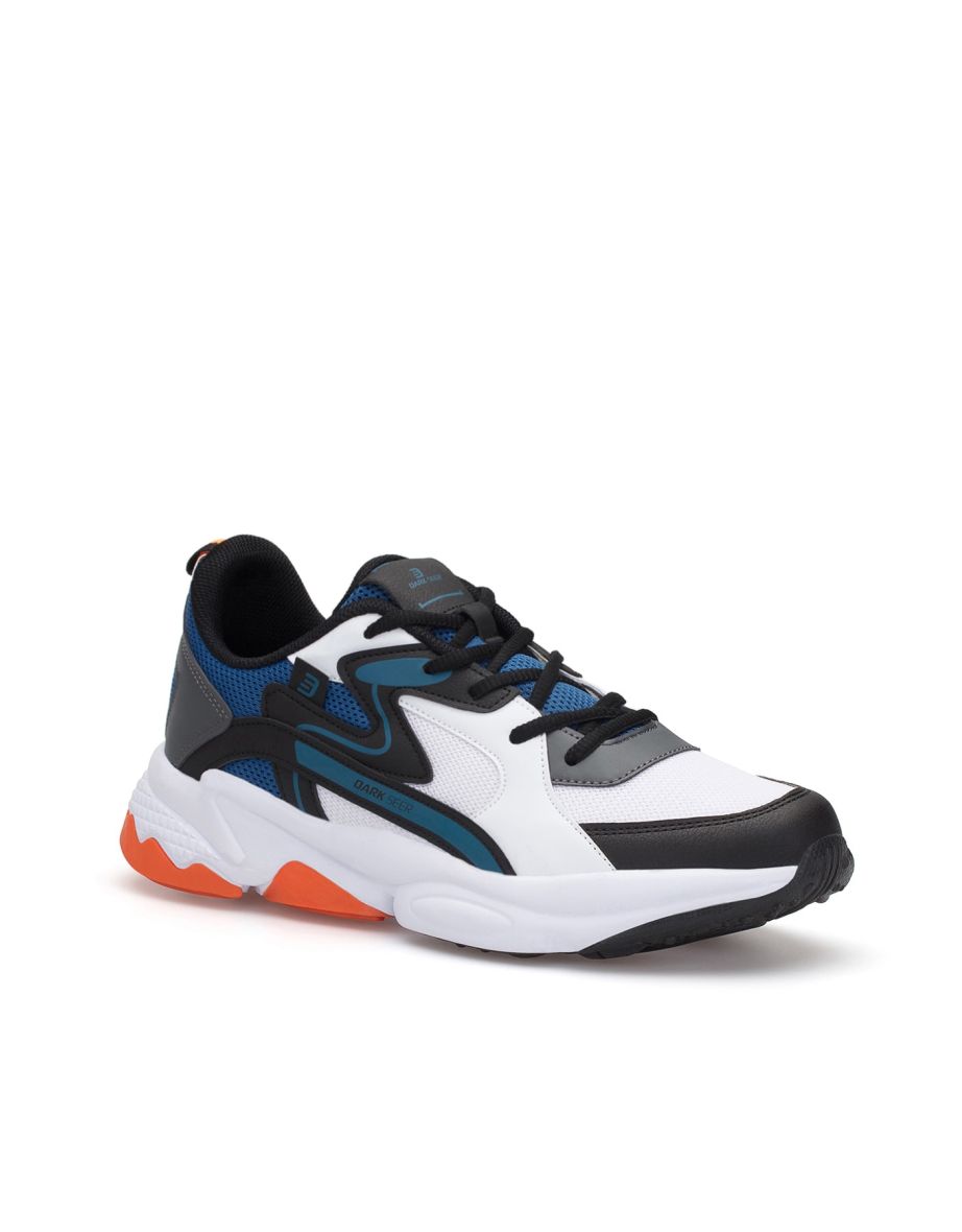 White Blue Men's Sneaker
