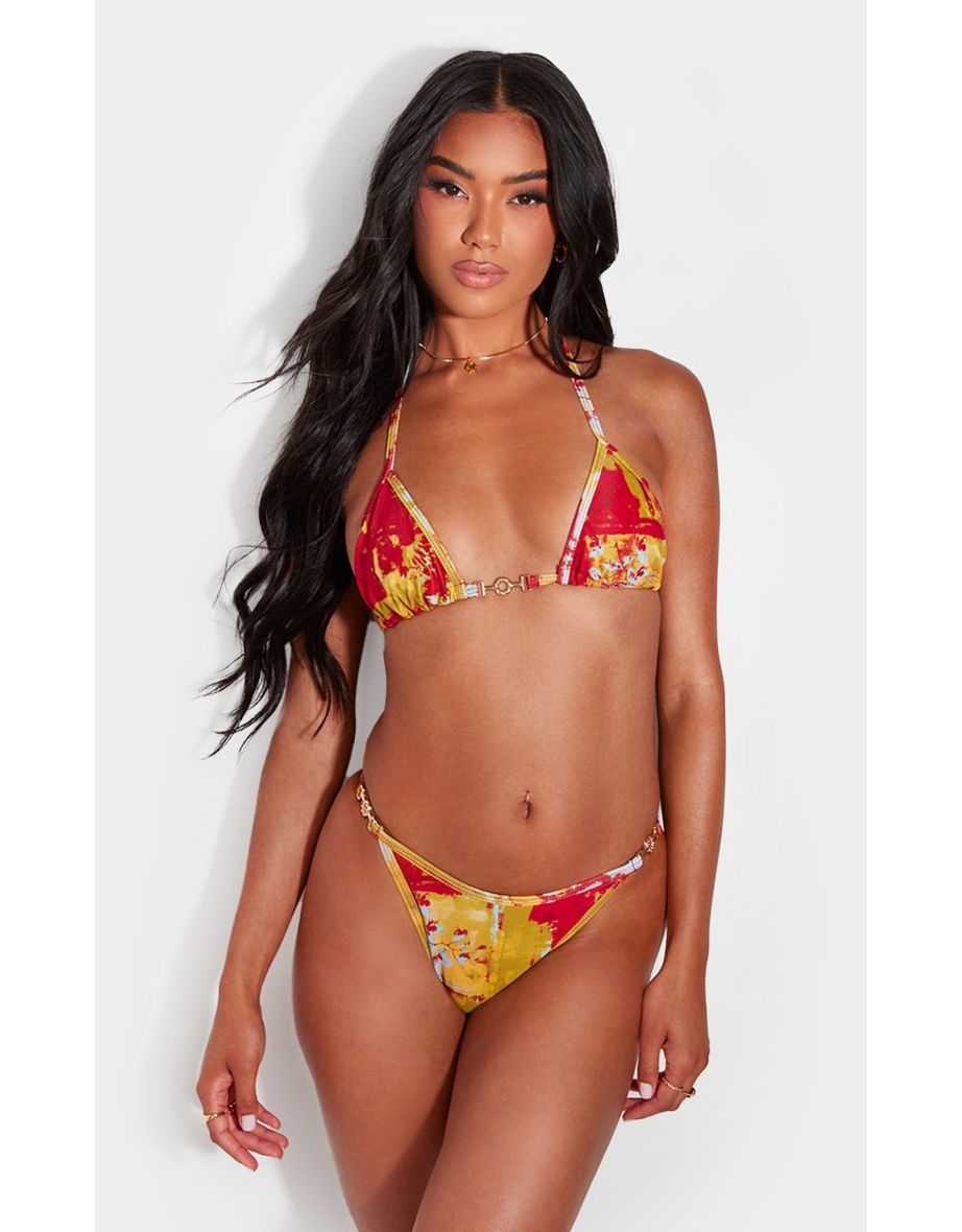 Gold triangle bikini online