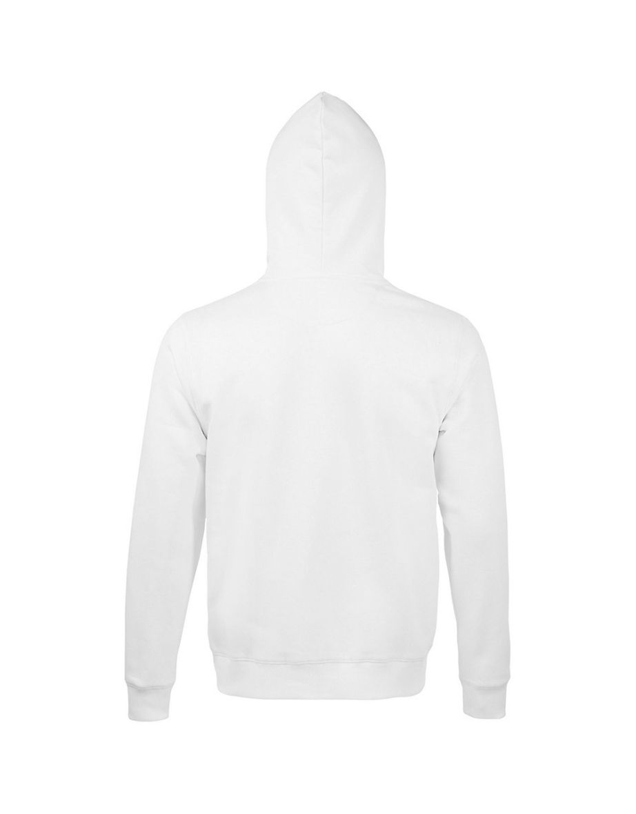 SOLS Mens Spike Full Zip Hooded Sweatshirt - White - 1