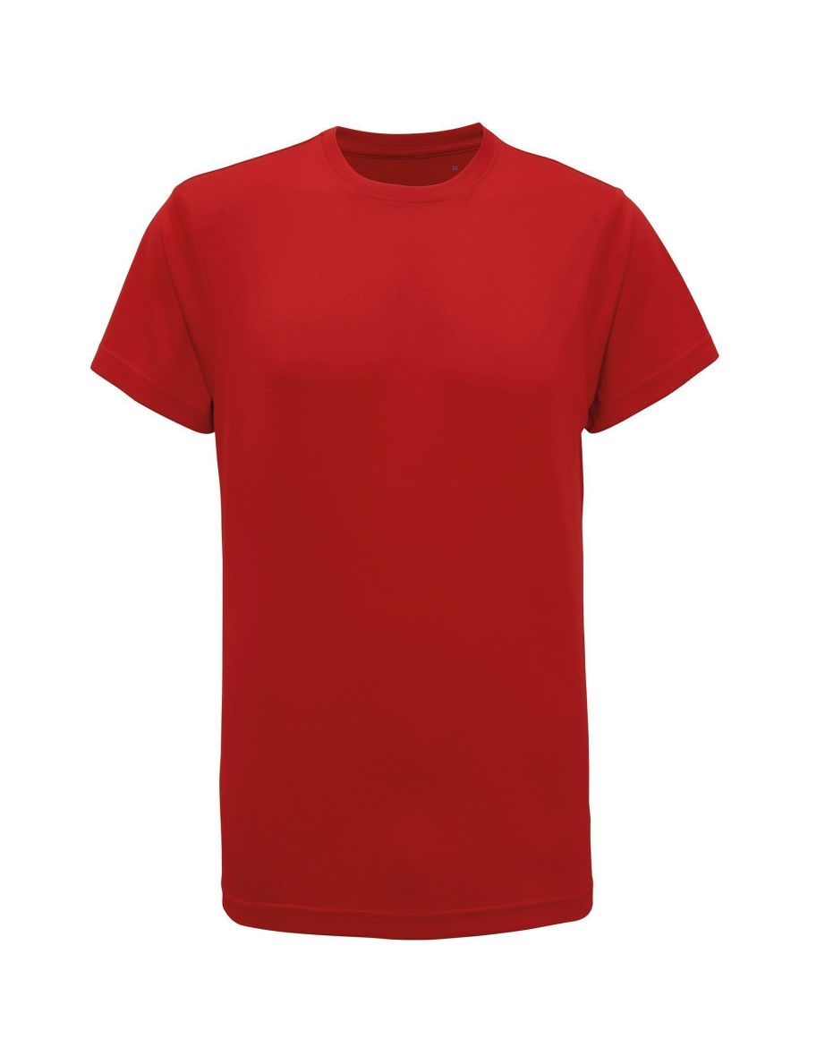 TriDri Mens Performance Recycled T-Shirt - Fire Red
