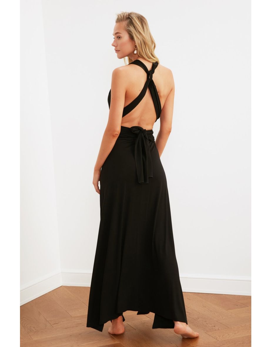 Black maxi clearance shift dress