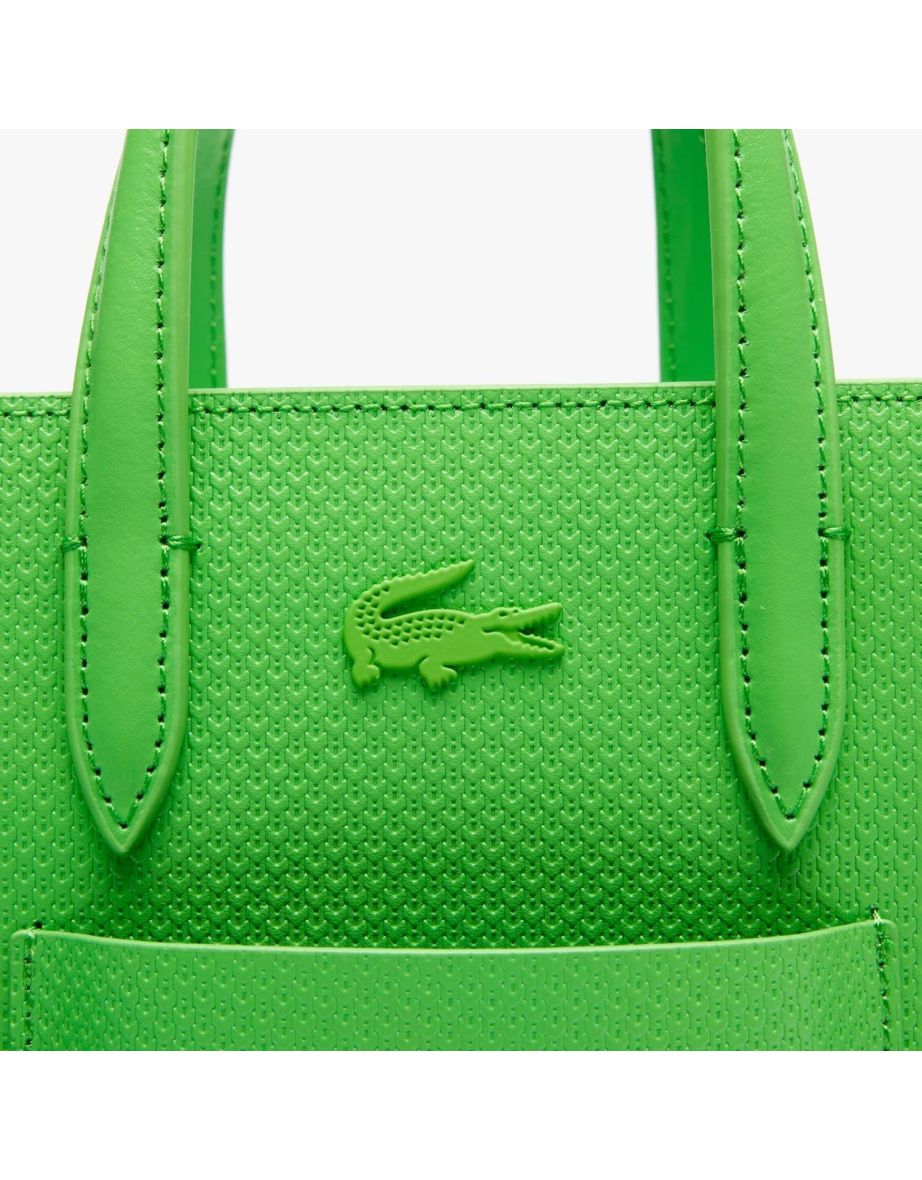 Accessories Lacoste Mini Chantaco Leather Tote Bag in Green - 4