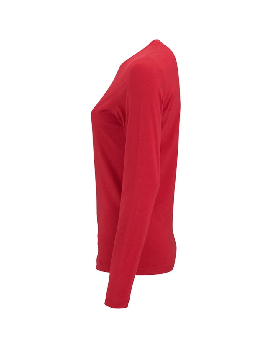 SOLS Womens/Ladies Imperial Long Sleeve T-Shirt - Red - 2