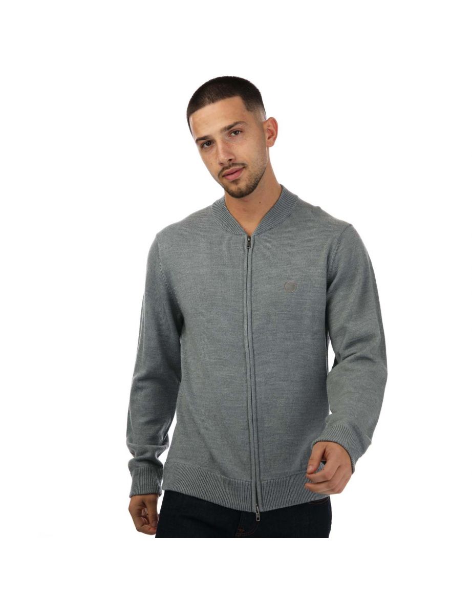 Men's Pretty Green Morino Track Top in Grey