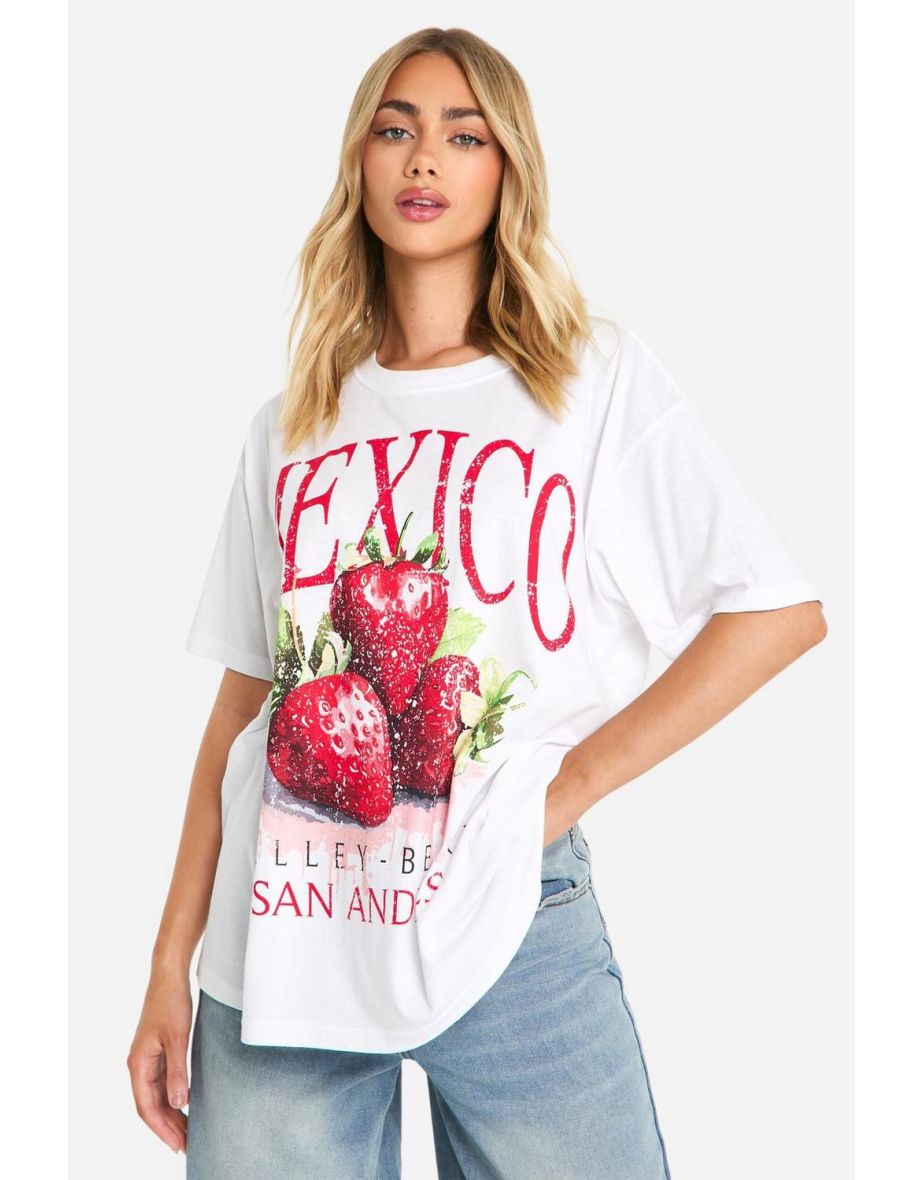 Wild Brain Strawberry Shortcake Men's Size XXL White Graphic
