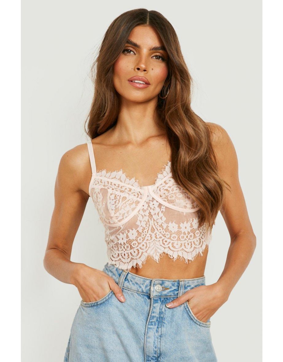 Premium Lace Cupped Bralette