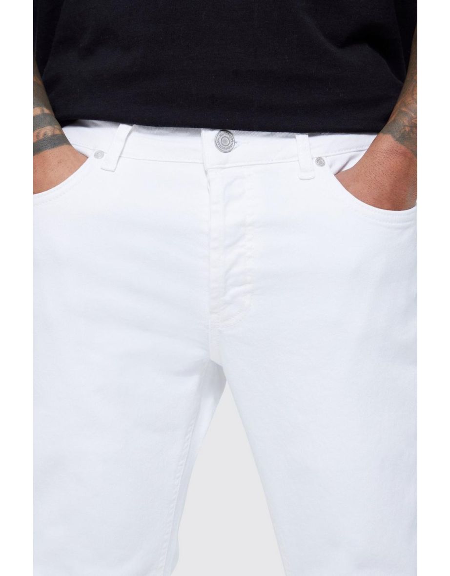 Skinny Stretch Stacked Jeans - white - 2
