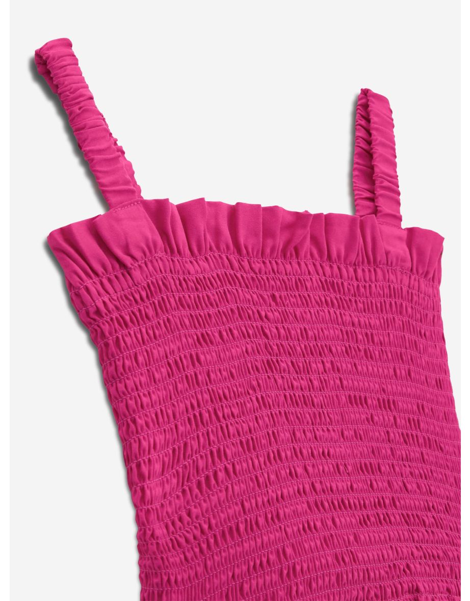 Girls Ruched Tank Top in Pink - 3