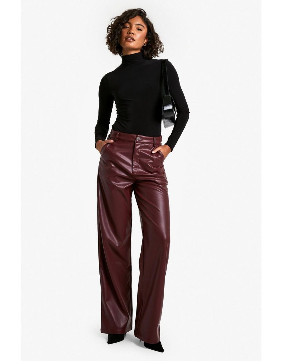 Tall Soft Touch Roll Neck Bodysuit - black