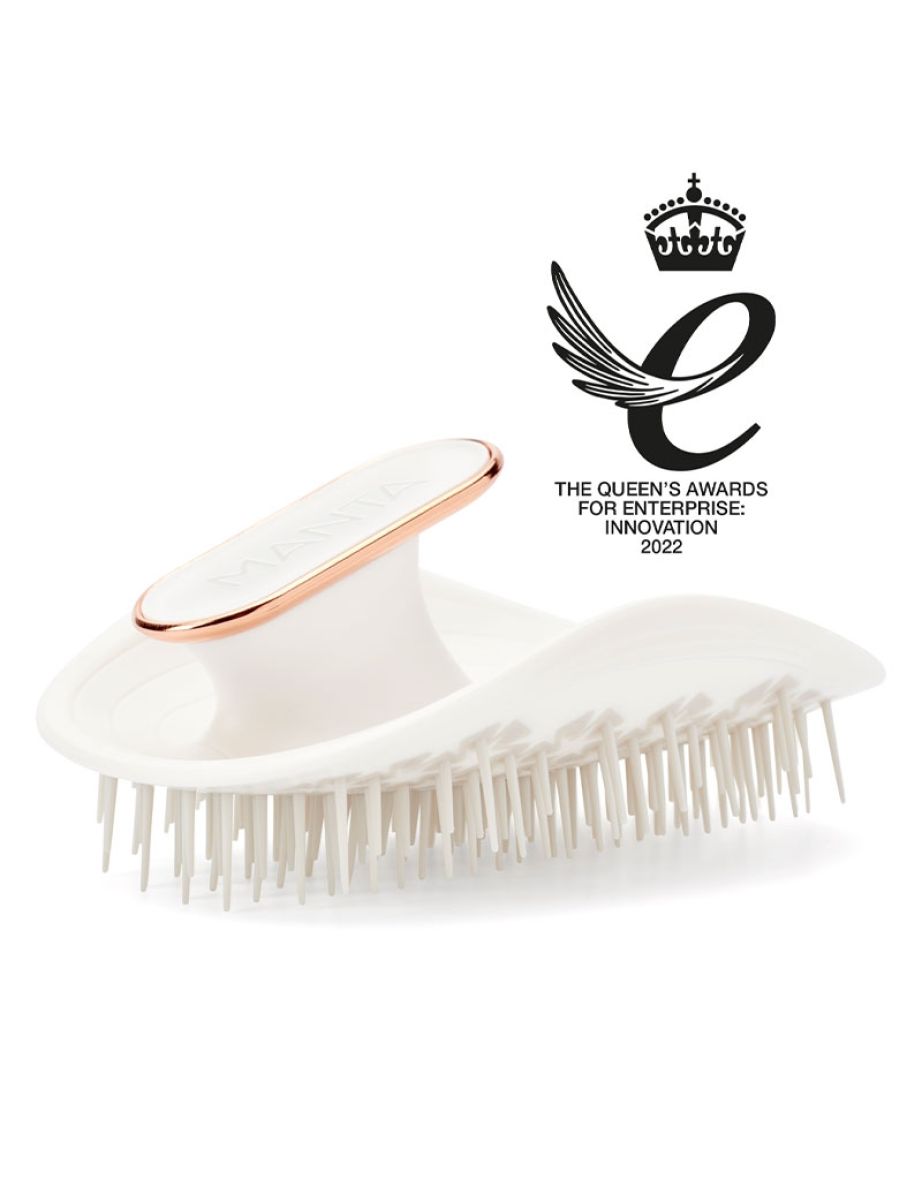 Manta Original Healthy Hair & Scalp Brush - White
