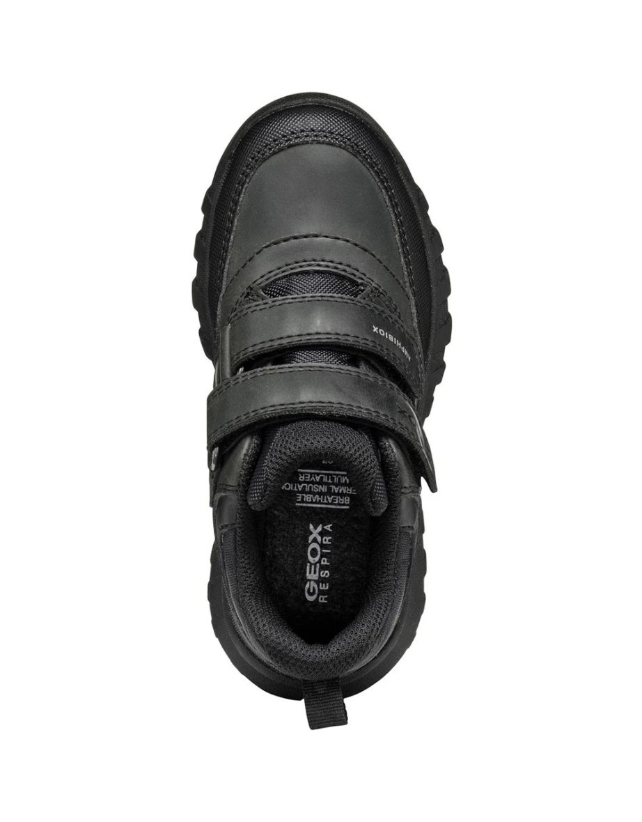 Geox Boys J Simbyos B ABX School Shoes - Black - 3